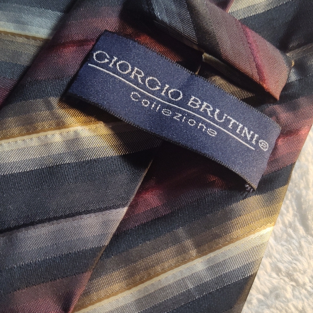 Giorgio Brutini Multicolor Striped Tie